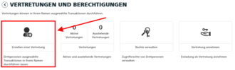 Erstellen einer Vertretung